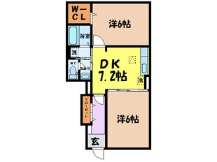 アルモニメゾンＣの物件間取画像